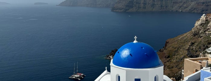 Church Of The Akathist Hymn Of The Virgin Mary is one of Santorini (Oía).