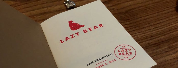 Lazy Bear is one of SF.
