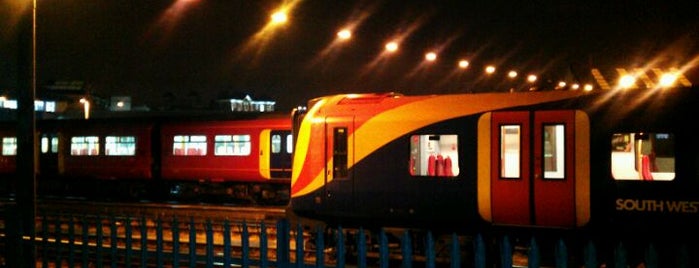 Clapham Junction Railway Station (CLJ) is one of Train Stations.