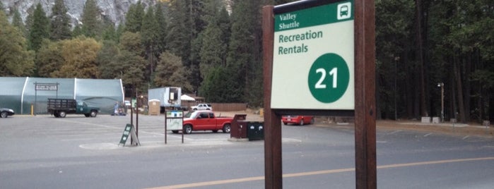 Valley Shuttle Stop #21: Recreation Rentals is one of Yosemite.