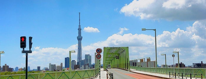 木根川橋 is one of サイクリング.