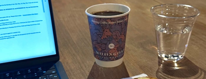 Moongoat Coffee is one of OC Eats.