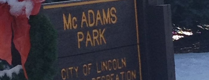 McAdams Park is one of Nebraska To Do.