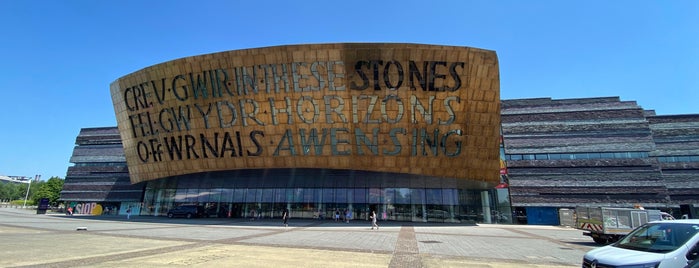 Wales Millennium Centre is one of Cardiff.