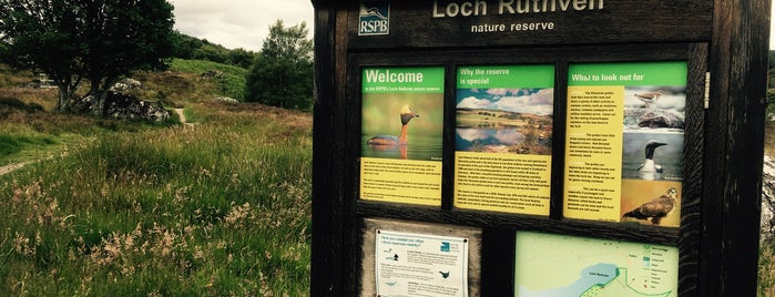 Loch Ruthven Nature Reserve is one of Cycling Routes.
