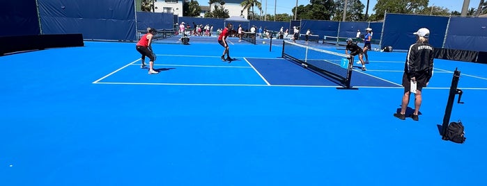 Delray Beach Tennis Center is one of favorites.