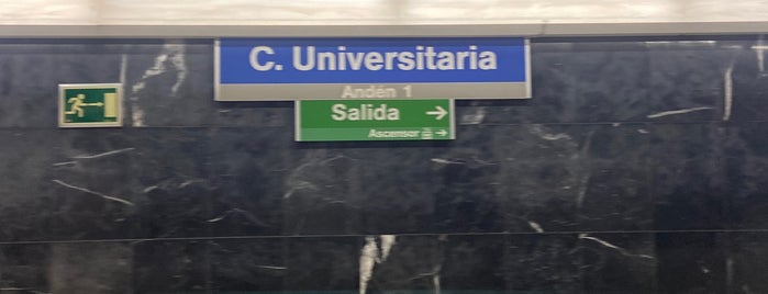 Metro Ciudad Universitaria is one of Paradas de Metro en Madrid.