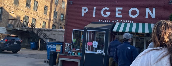 Pigeon Bagels is one of Best Bagels in America (according to Food & Wine).