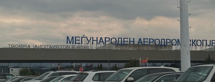 Skopje International Airport (SKP) is one of Tempat yang Disukai AltnEss.