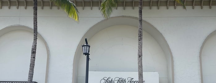 Saks Fifth Avenue is one of Palm Beach, FL.