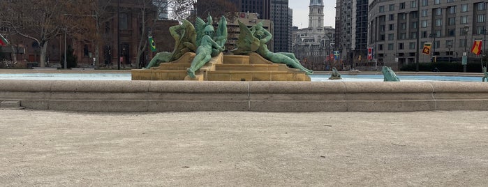 Swann Memorial Fountain is one of Sculpture on the Parkway.