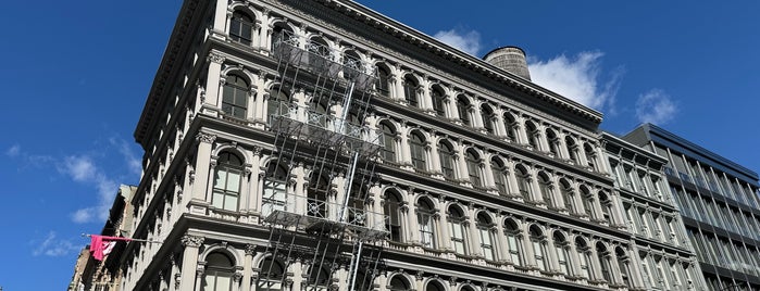 Cast Iron District is one of National Historic Landmarks in NYC.