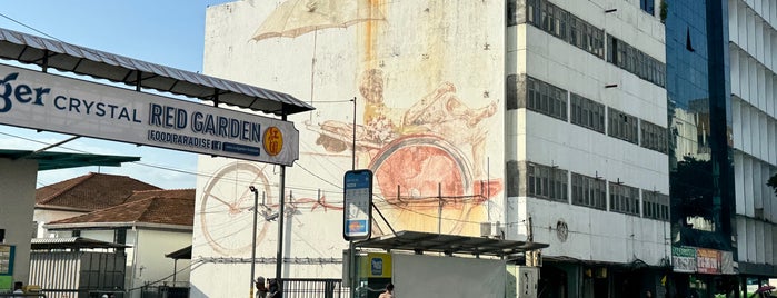 Mural - The Awaiting Trishaw Peddler is one of Penang Street Arts.