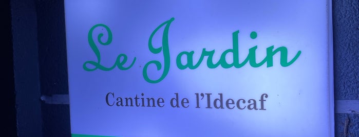 Le Jardin is one of places to eat.