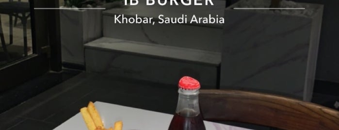 IB BURGER is one of Khobar.