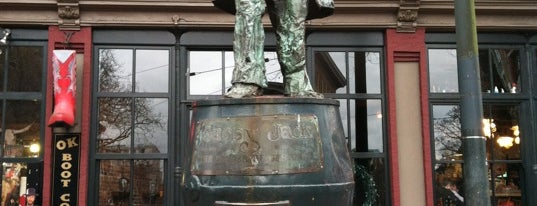 Gassy Jack Statue is one of Vancouver.