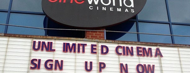 Cineworld is one of Orte, die Jason gefallen.