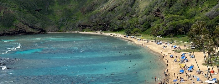 Hanauma Bay is one of Hawai'i.
