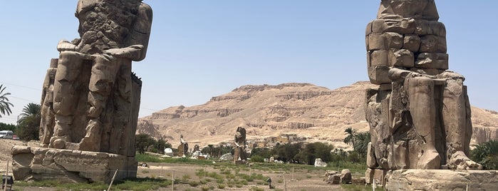 Colossi of Memnon is one of Luxor.