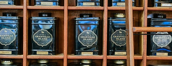 Granville Island Tea Company is one of Vancouver Cafés.