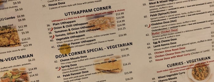 Dosa Corner is one of Asian.