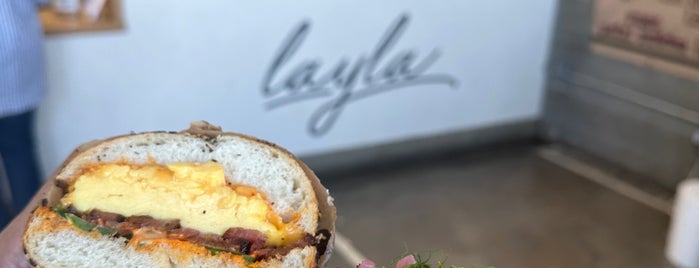 Layla Bagels is one of La Food.