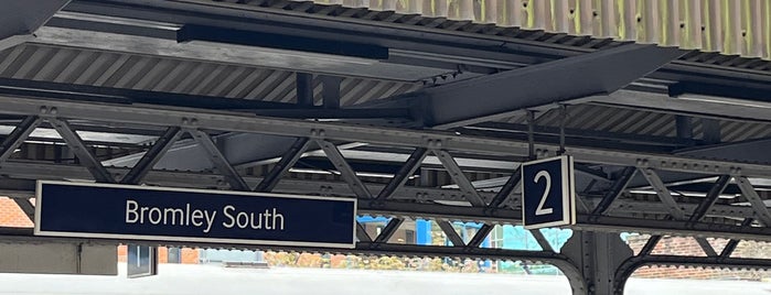 Bromley South Railway Station (BMS) is one of Stations - NR London used.