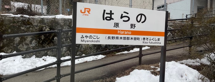 原野駅 is one of JR 고신에쓰지방역 (JR 甲信越地方の駅).