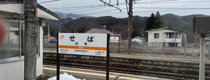 Seba Station is one of JR 고신에쓰지방역 (JR 甲信越地方の駅).