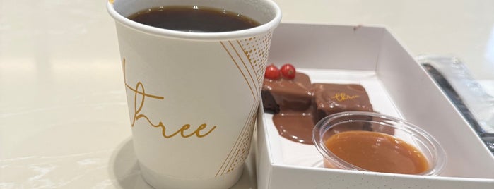 Three Café is one of Brew coffee.