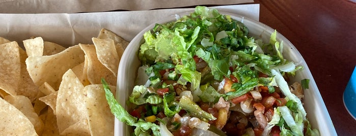 Moe's Southwest Grill is one of Favorite affordable date spots.