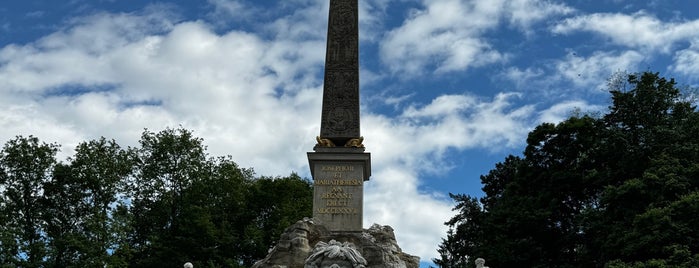 Obeliskenbrunnen is one of Viena.