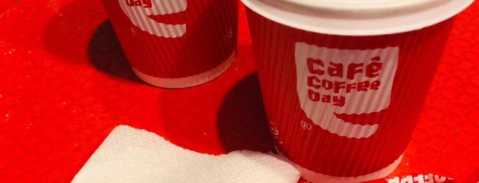 Café Coffee Day is one of Favorite Hang out Joints.
