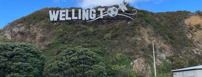 Wellington Blown Away Sign is one of Welly to go.