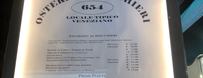 Osteria ai Specchieri is one of Venice.