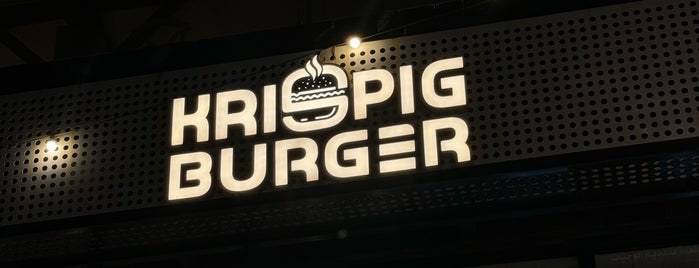 Krispig Burger is one of برا الرياض 🙄.