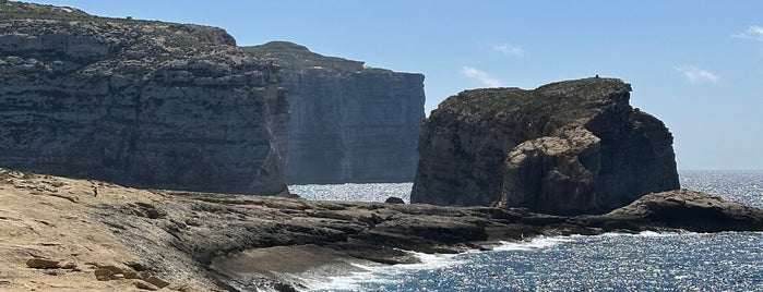 Fungus Rock is one of Malta ⛵🌞.