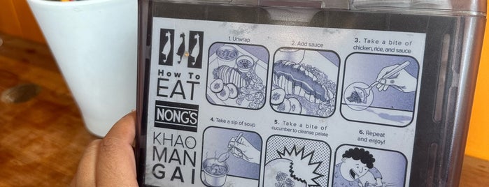 Nong’s Khao Man Gai is one of PORTLAND OR.