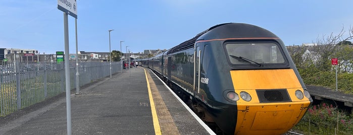 Newquay Railway Station (NQY) is one of Railway Stations in Cornwall.