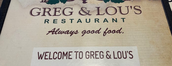Greg & Lou's is one of Arianna #1.