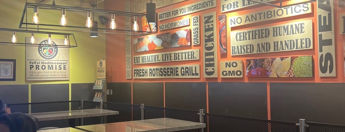 FelFel Mediterranean Fresh Rotisserie Grill is one of Denver, CO.