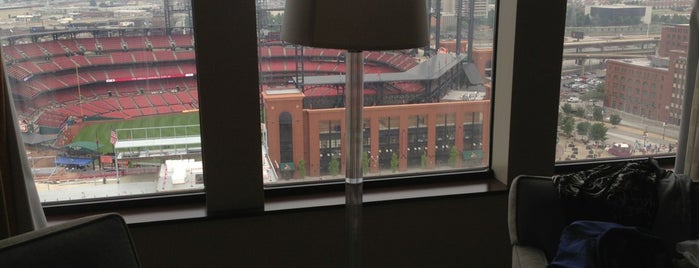 Hilton St. Louis at the Ballpark is one of Tallest Buildings in St. Louis.