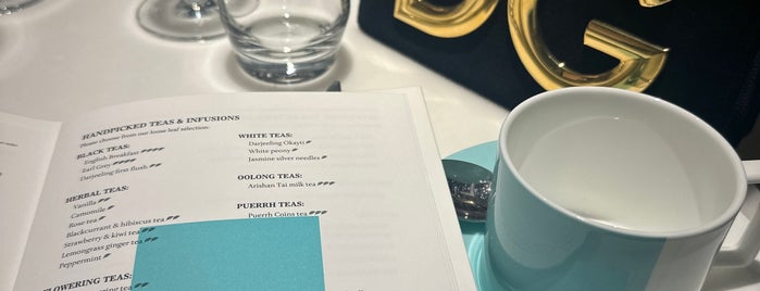 The Tiffany Blue Box Cafe is one of Afternoon tea.