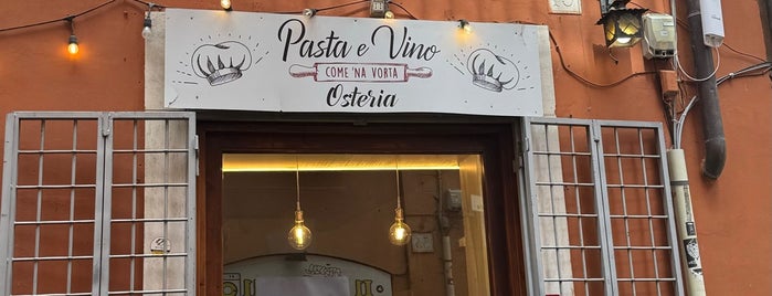 Pasta e Vino - Come na vorta is one of Rome.