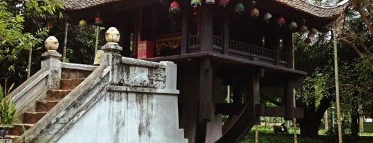 Chùa Một Cột (One Pillar Pagoda) is one of Hanoi.