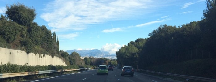 A8 - Sortie 51.1 -  Carros / Digne / Grenoble is one of FR - Autoroute A8 - «La Provençale».