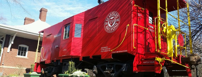 Apex Historical Society Caboose is one of Historic Downtown Apex.