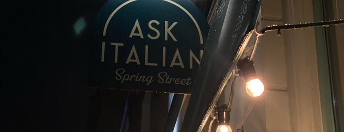 ASK Italian is one of Places to Try.