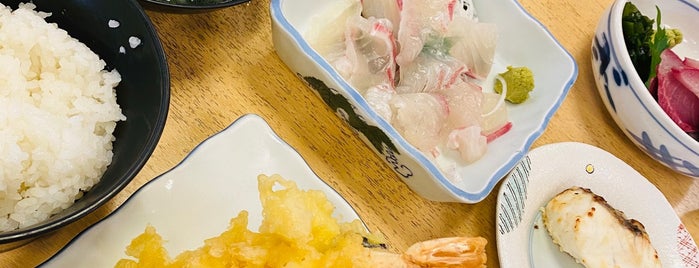 活魚料理 びんび家 is one of 2014年紀伊半島〜四国〜広島ロードトリップで行きたいトコロ.