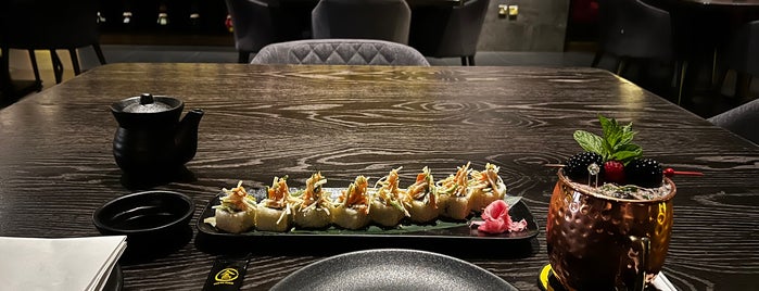Gold Sushi Club is one of New.